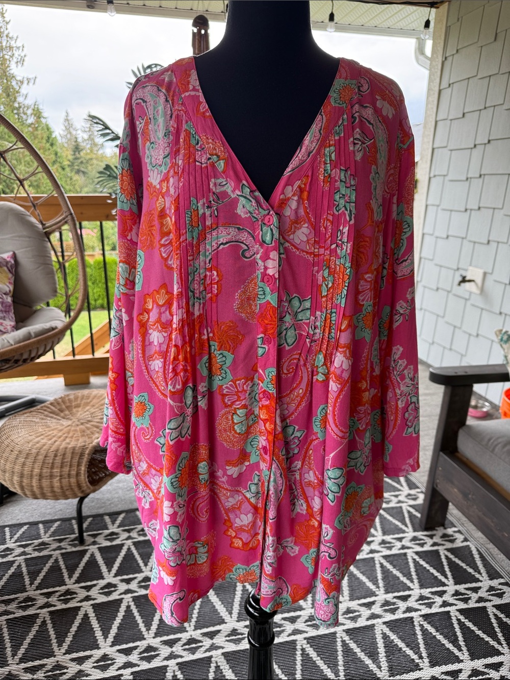 Orientique Naturally Australia | Floral Blouse
